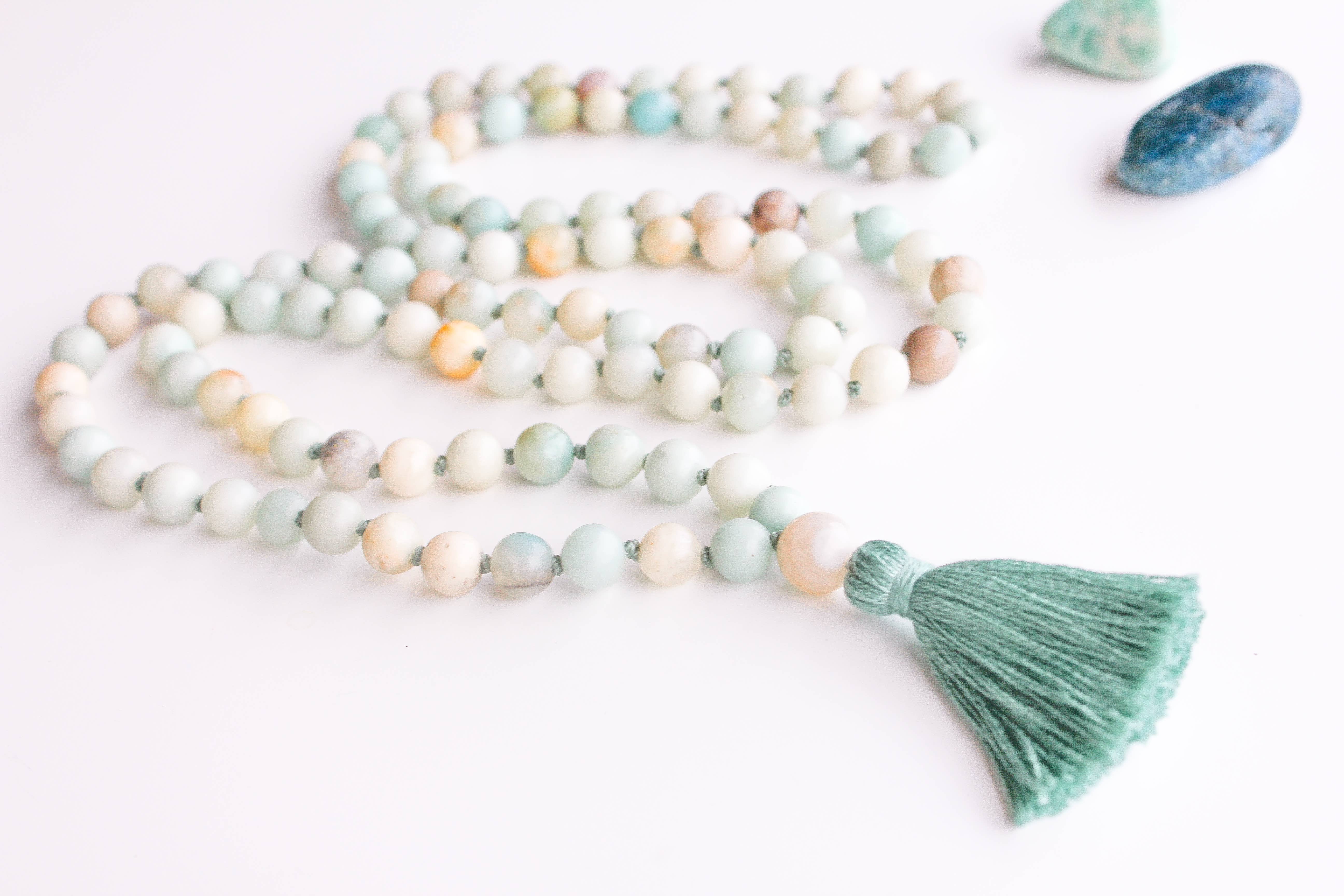 MadeByTheMoonchild - Wholesale Prayer Beads Necklace - Harmony Mala | Balance and Intuition1