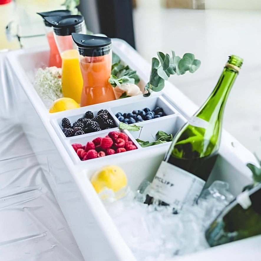 REVO Coolers - Vente Glacière/sac isotherme - Glacière REVO Party Barge™ | Blanc Polaire1