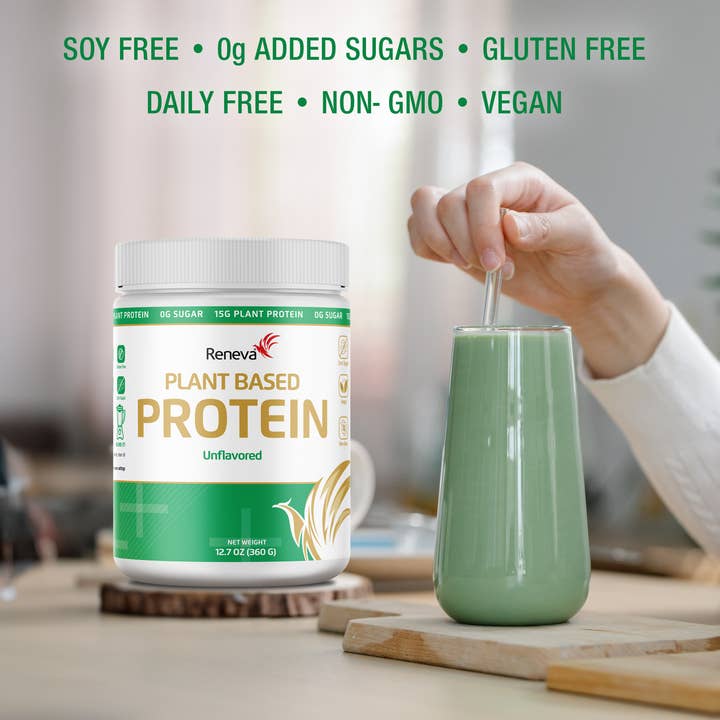 Reneva Collagen Drink and Powders - Wholesale Protein/superfood powder - Reneva Vegan Protein Powder-15g Plant Based Protein4