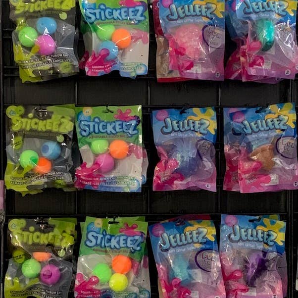 Handee Products (HPC) - Wholesale Squishy Toy - Kids & Baby - Jelleez 6 Assorted Mini Glitter Squishables4