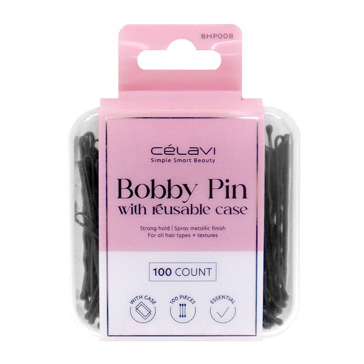 PINEAPPLE Beauty – Alfinete de cabelo por atacado – Celavi BHP008 Gancho de Cabelo com Estojo Reutilizável - 12