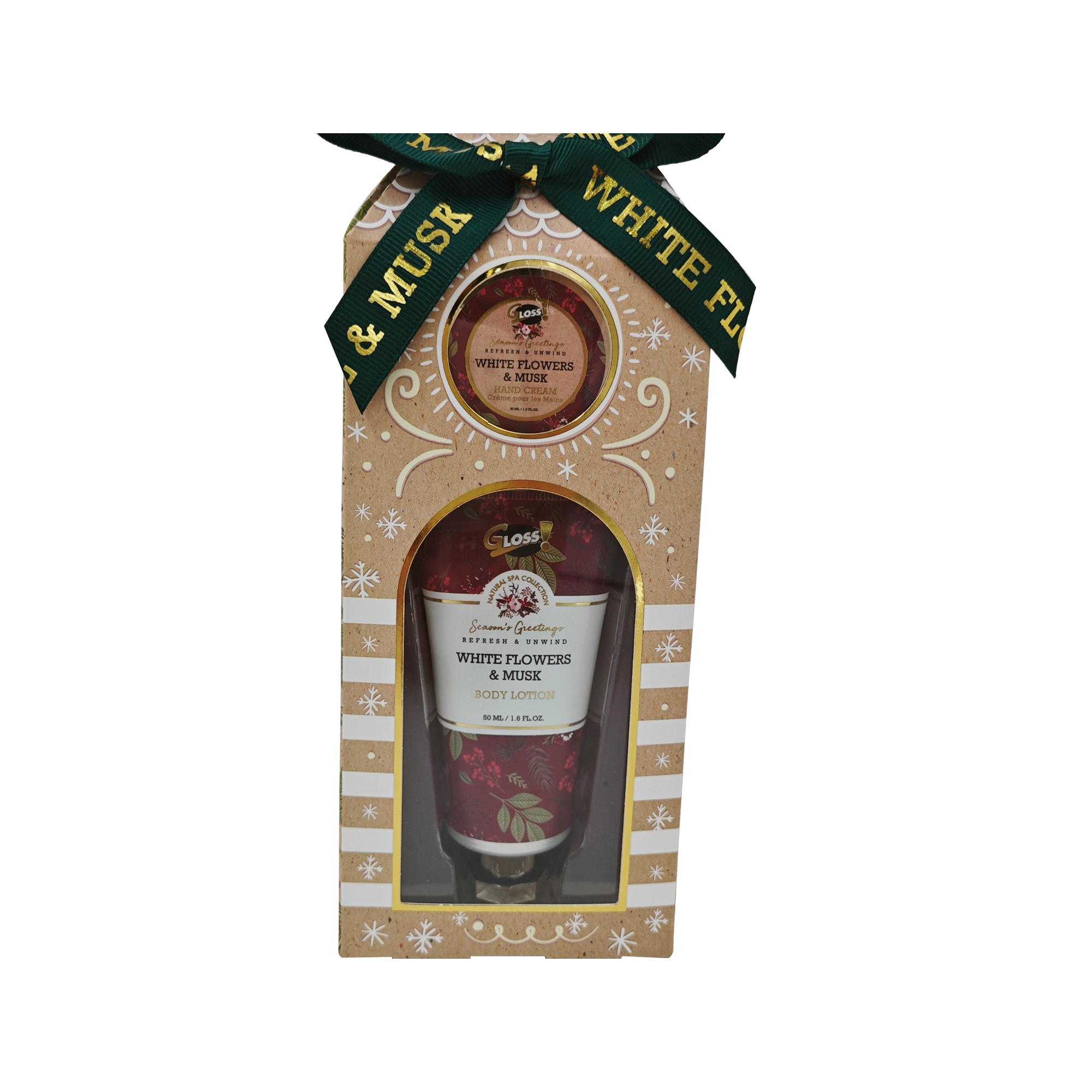 UBM - Vendita all'ingrosso Set bagno e corpo - Natural Spa - Set da bagno duo in cotone eucalipto0