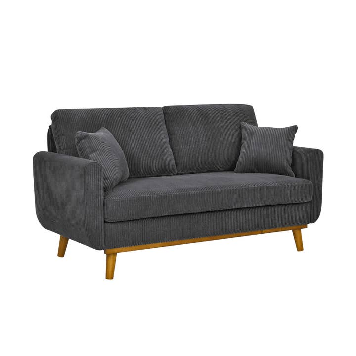 39F Inc. - Wholesale Sofa - Asher Mid-Century Corduroy Sofa, 5-Color, 2-Seat16