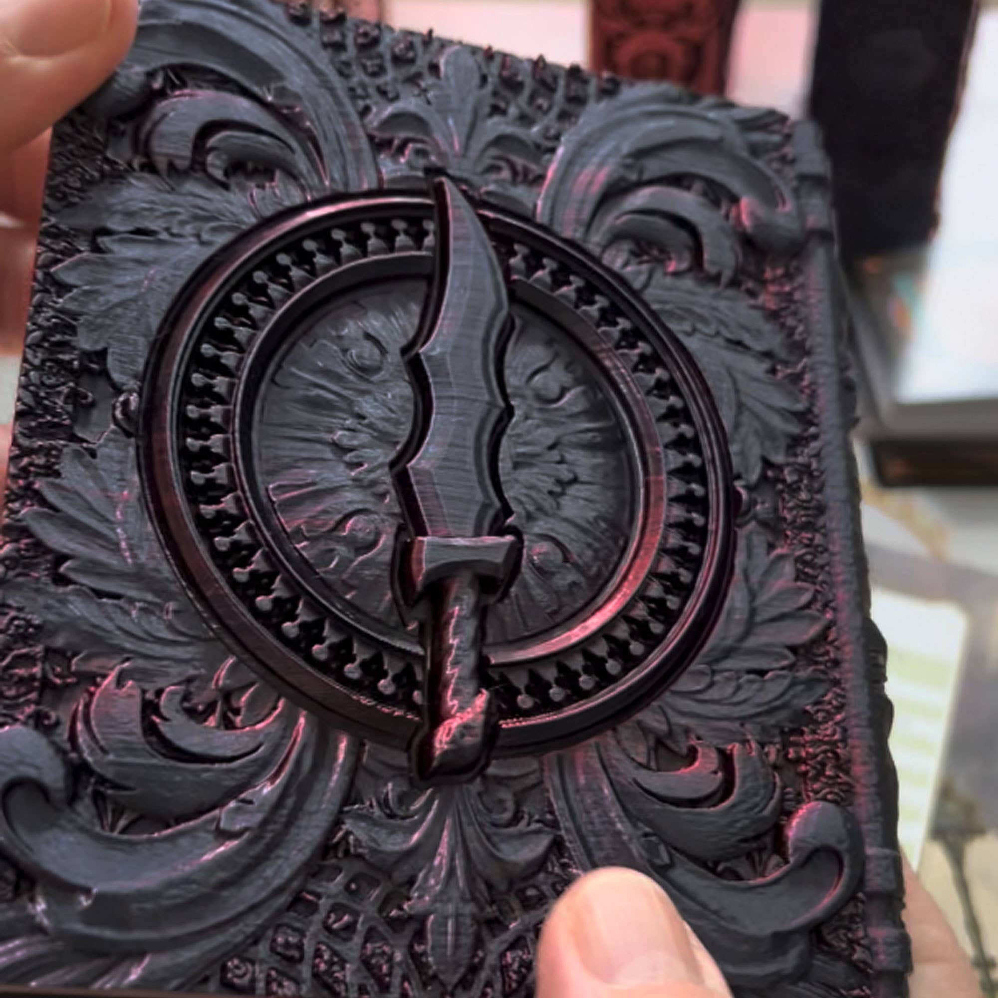 American Carver LLC - Wholesale Dice - Rogue Storage Tome for TTRPG, MTG, Pokemon, D&D Gaming!4