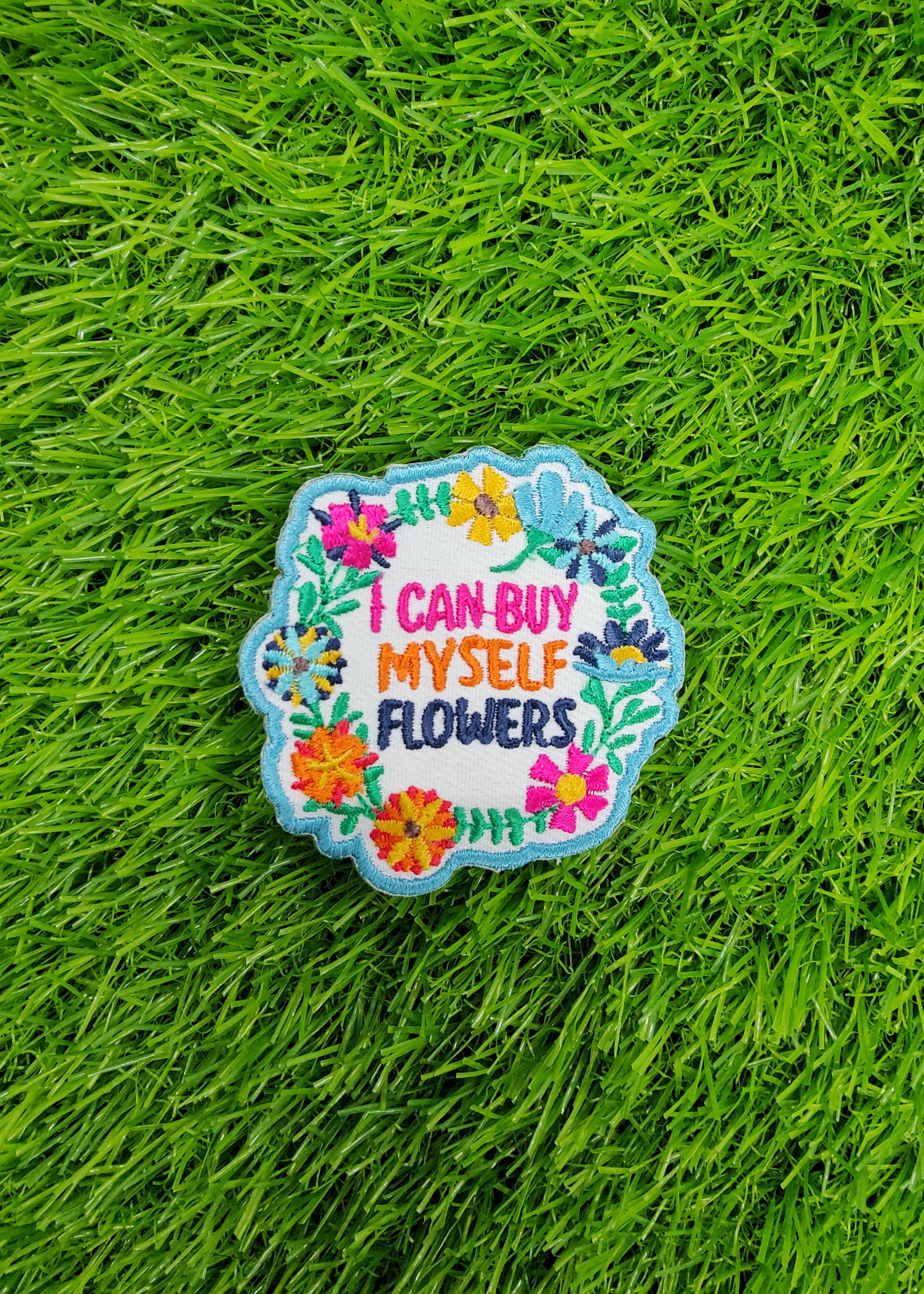 Patchgram - Wholesale Patch - I Can Buy Myself Flowers Embroidered Patch – Feminine patch2
