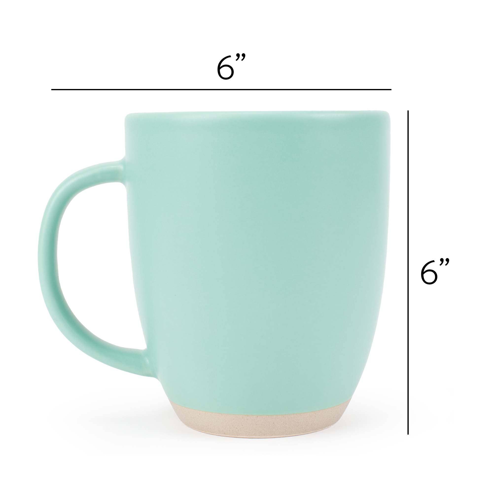 EAST AVENUE - Wholesale Coffee Mug - Mugs 4-Pk Raw Textured Bottom Cool Palette PRICE IS PER MUG4