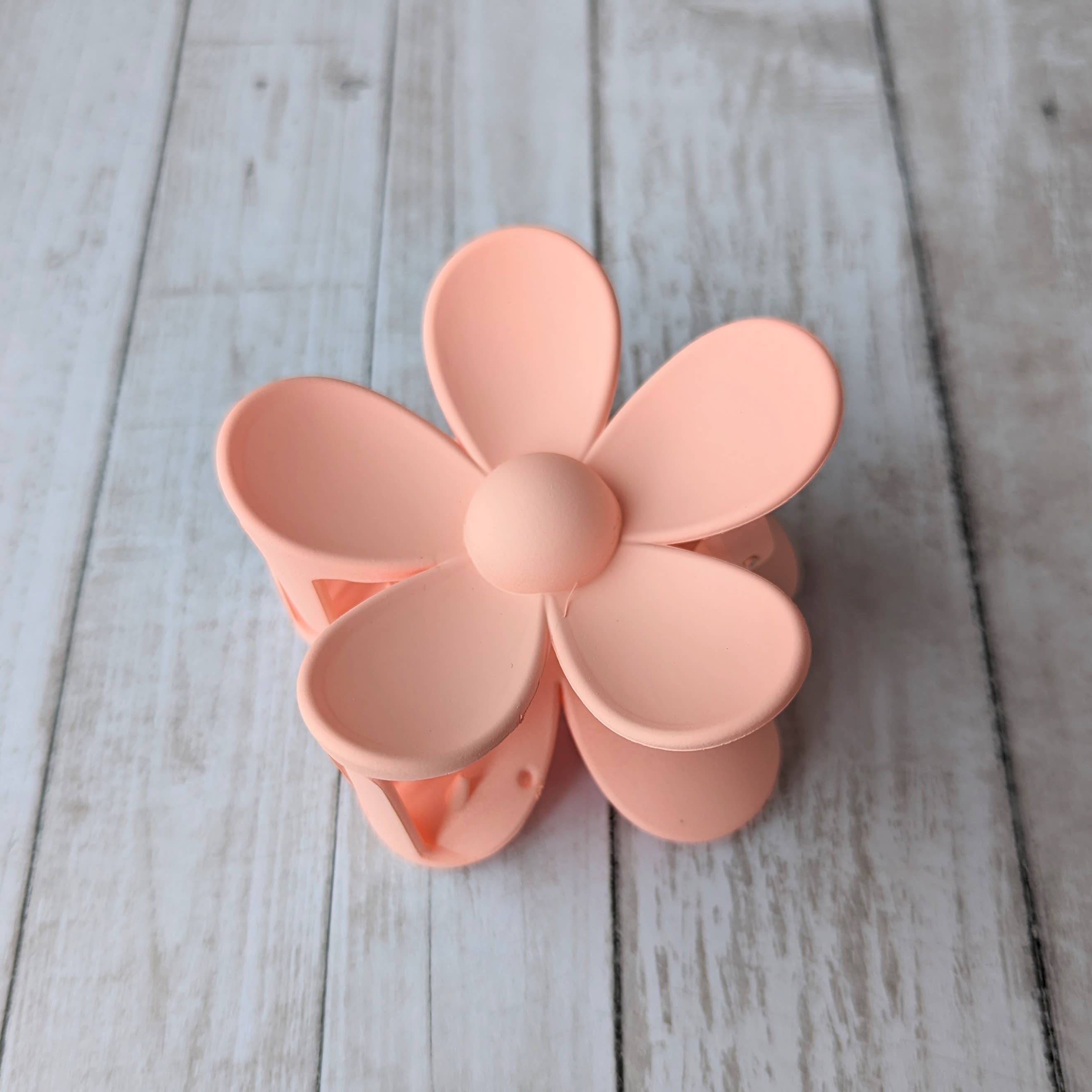 iconic mi - Wholesale Hair Clip - Women's - Daisy Flower Matt Hair Accessory Claw Clip 3"4