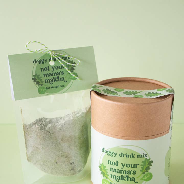 Barkley & Blue - Wholesale Pet Treats - Dog - Not Your Mama's Matcha - Drink Mix for Dogs