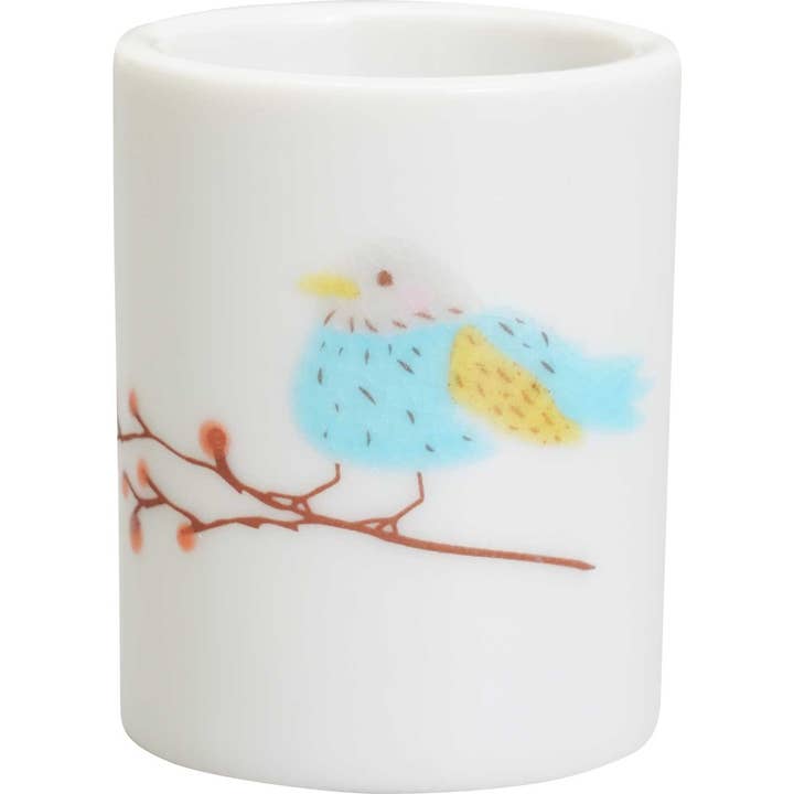 "Japacolle" Japan Collections – Engroshandel Tandbørsteholder – HAREKUTANI Tandbørste Stand Bird på et træ
