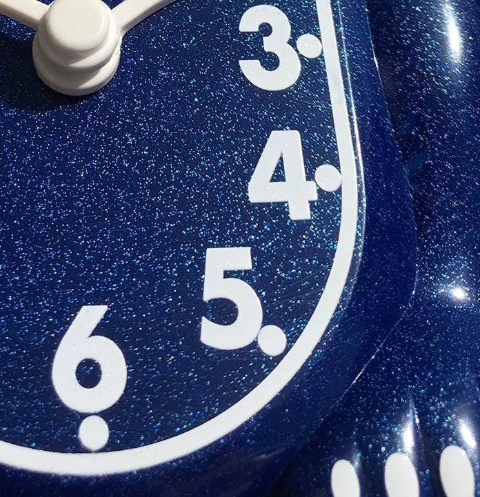 Kit-Cat Klock - Wholesale Wall Clock - Galaxy Blue Lady Kit Cat Klock1