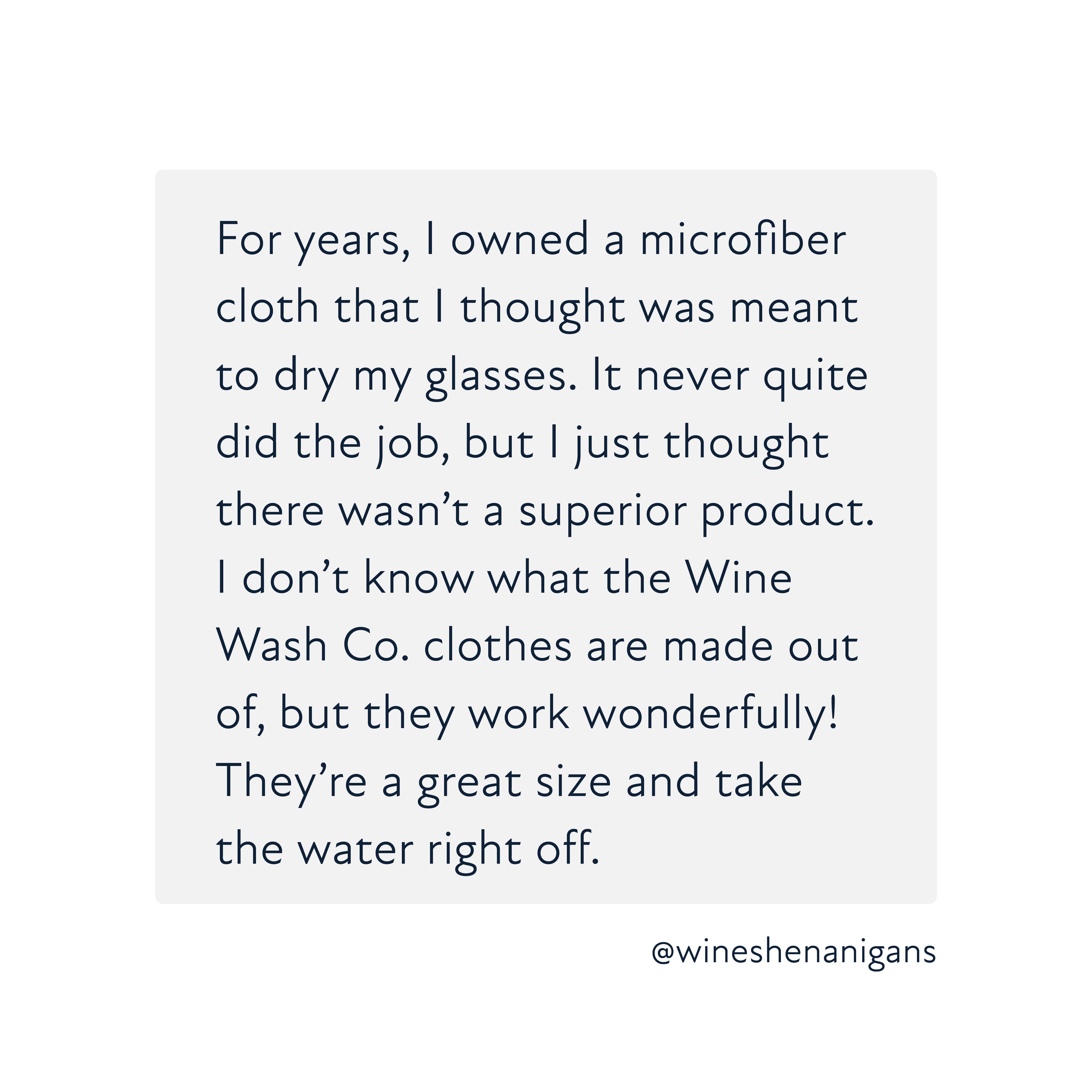 Wine Wash Co. - Wholesale Bar Tool - Microfiber Polishing Cloth5