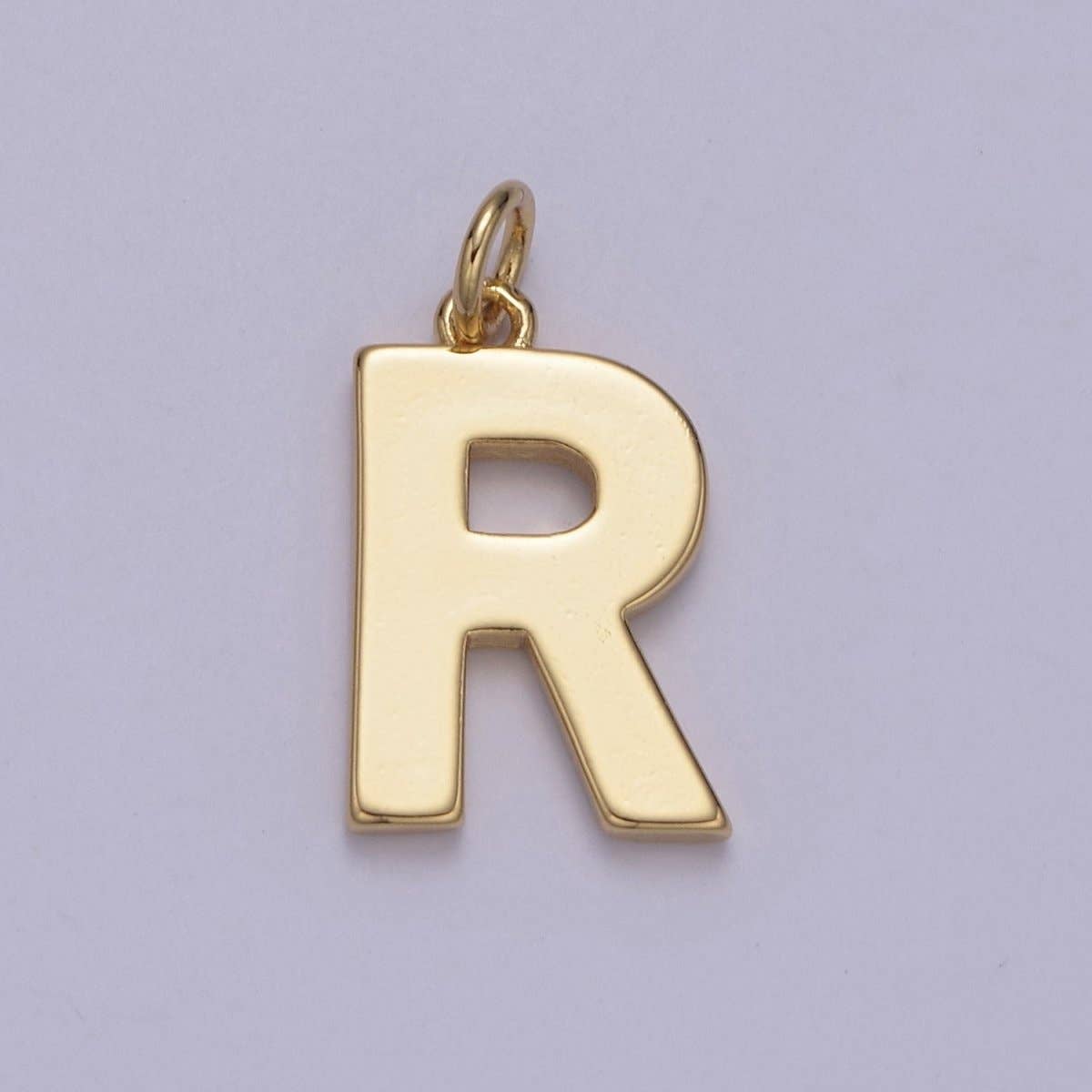 Aim Eternal – wholesale Individual charm/pendant – 14k Gold Filled Minimalist Font Initial Letters Pendant Charm Wholesale Jewelry Supply A-703-A-71517