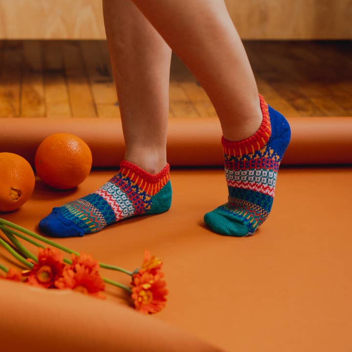 Solmate Socks - Wholesale Socks - Unisex - Cayenne Ankle Socks | Sustainable USA Made No-Show SockÂ