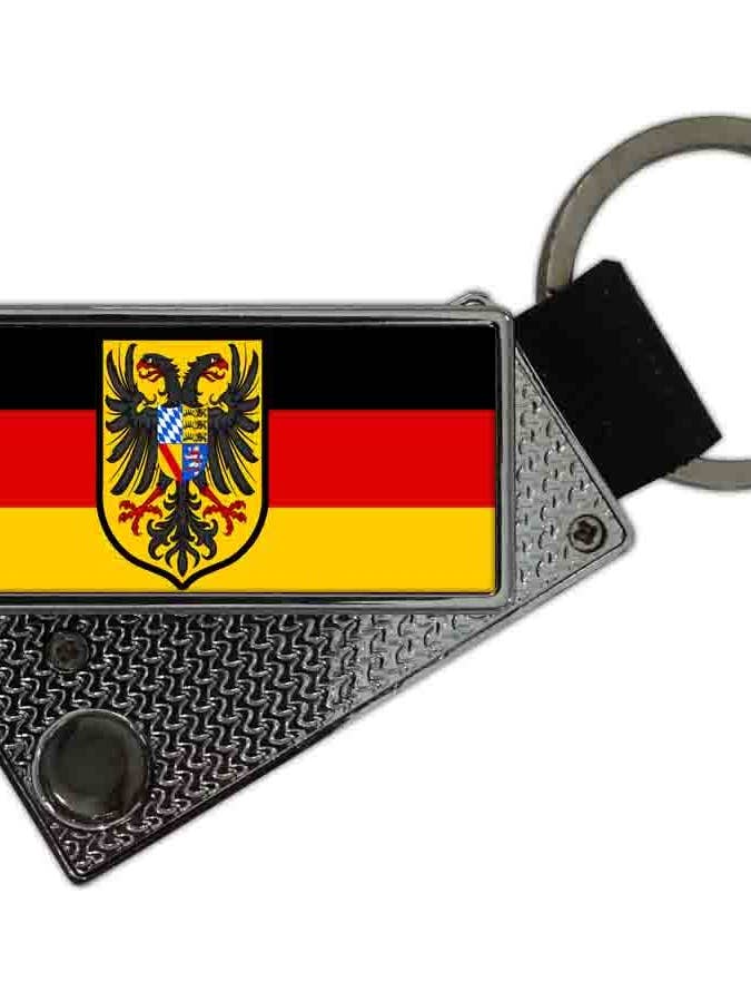 Accendino USB a Portachiavi Bandiera Tedesca per la vendita all'ingrosso da parte di DB GROUP SRL