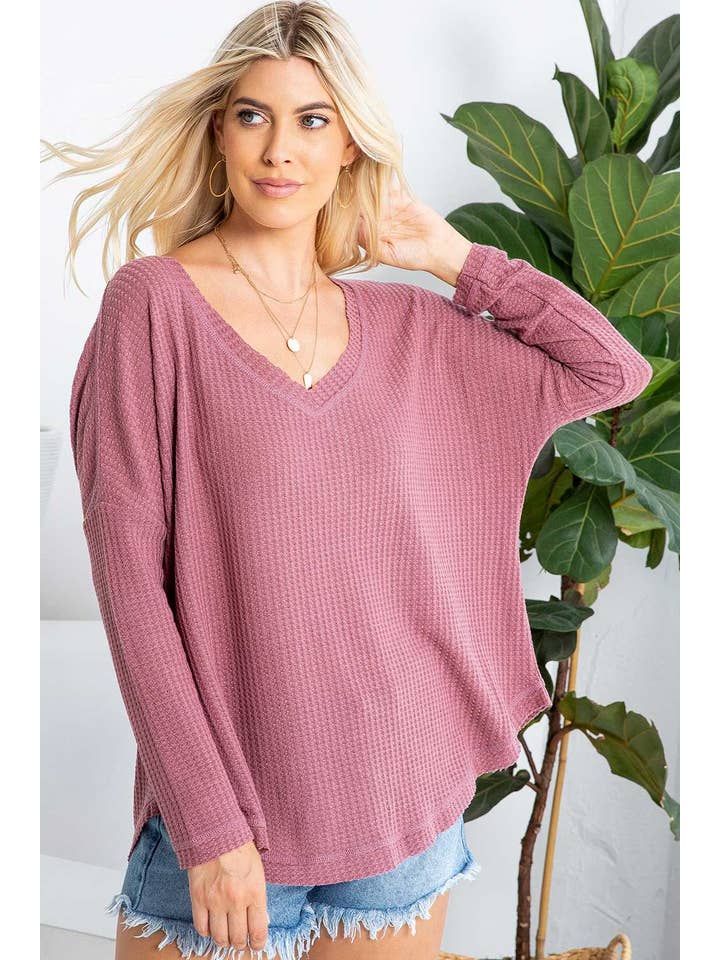 Sweet Lovely by Jen - Wholesale Knit Top - Women's - SW277 V NECK LONG SLEEVE DOLMAN18
