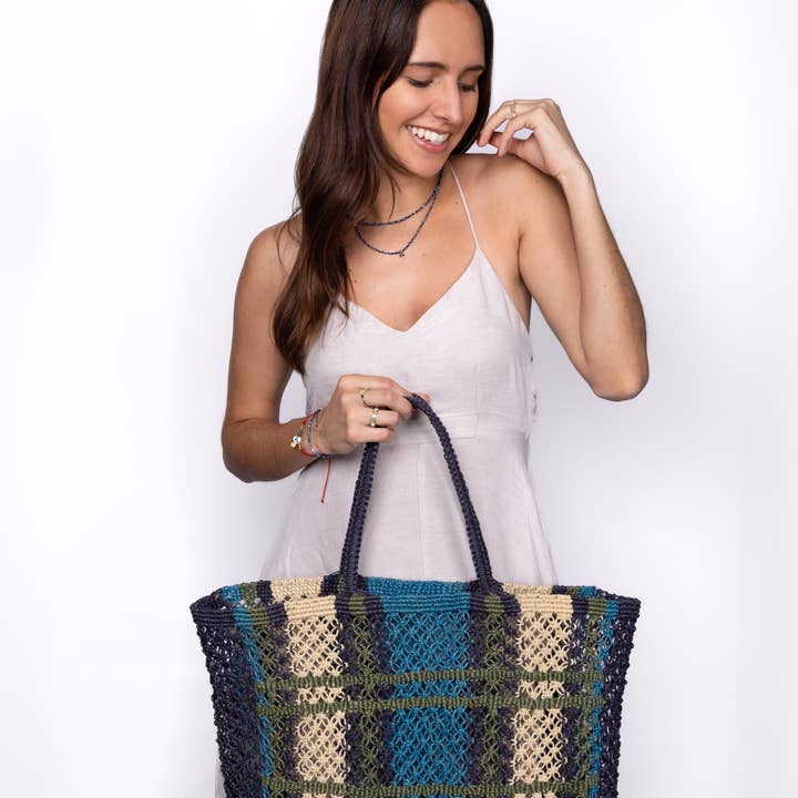 Tin Marin - Wholesale Tote bag – Women's - Kulu Woven Jute Tote4