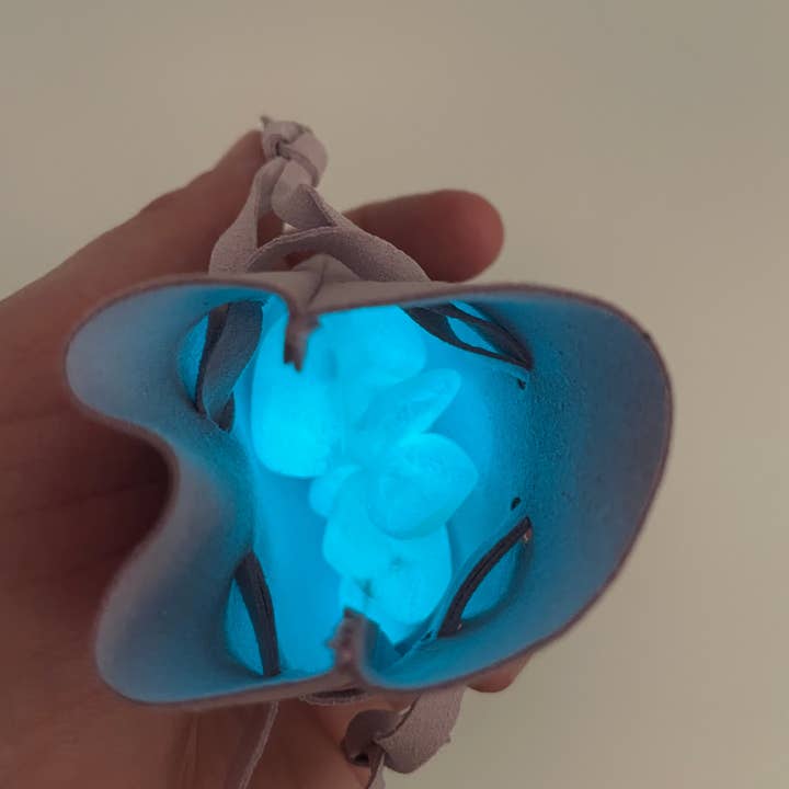 Firefly Adventures LLC - Wholesale Light-Up Toy - Kids & Baby - Super Bright Glow Pebbles - Blue1