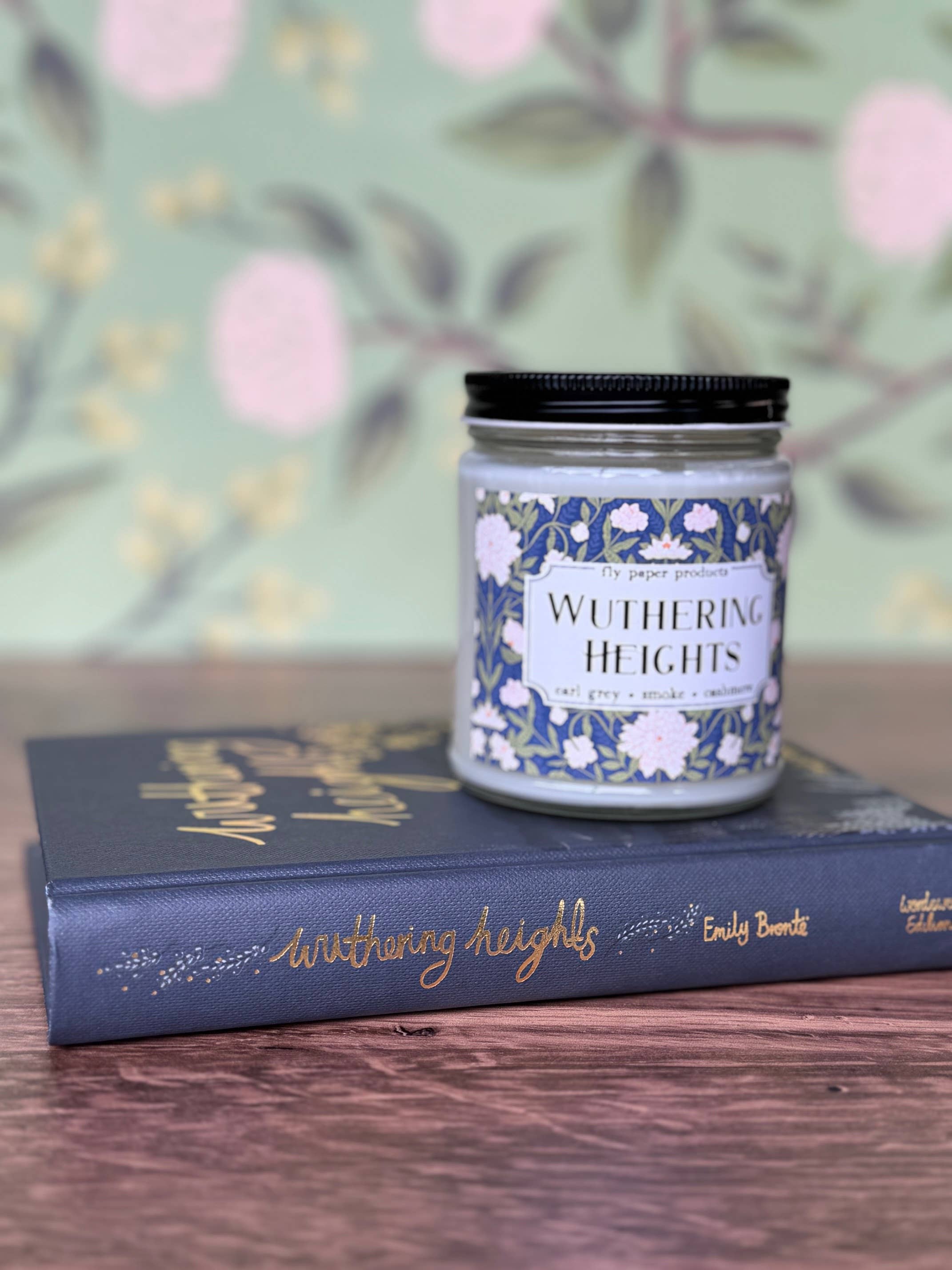 Fly Paper Products - Wholesale Jar/Filled Candle - Wuthering Heights Classic William Morris Collection Candle 1