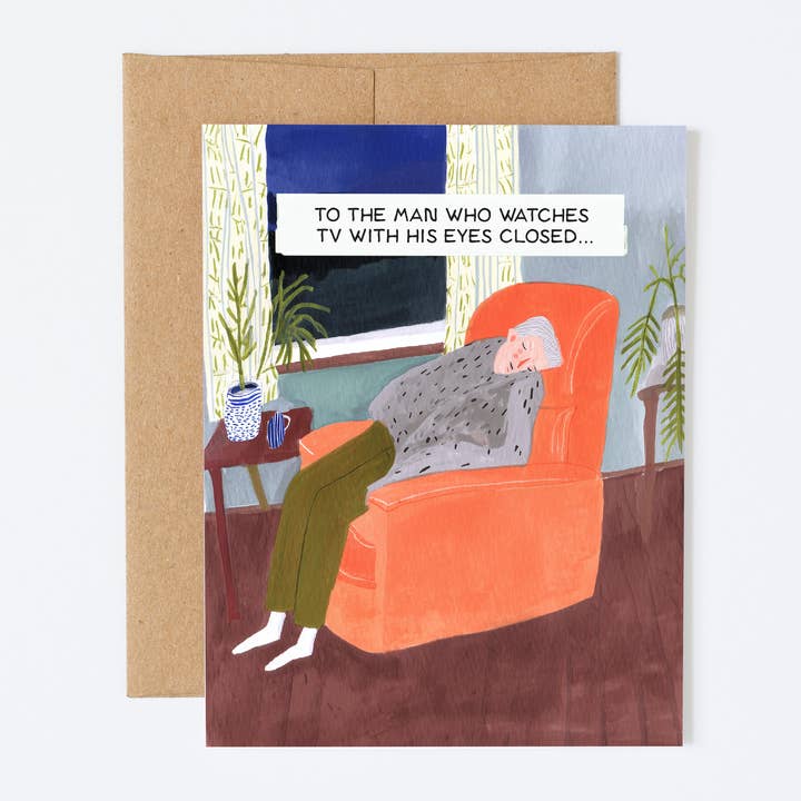 Mit geschlossenen Augen | Vatertag | Karte für Papa für den Großhandel von Silly Goose Greeting Co.