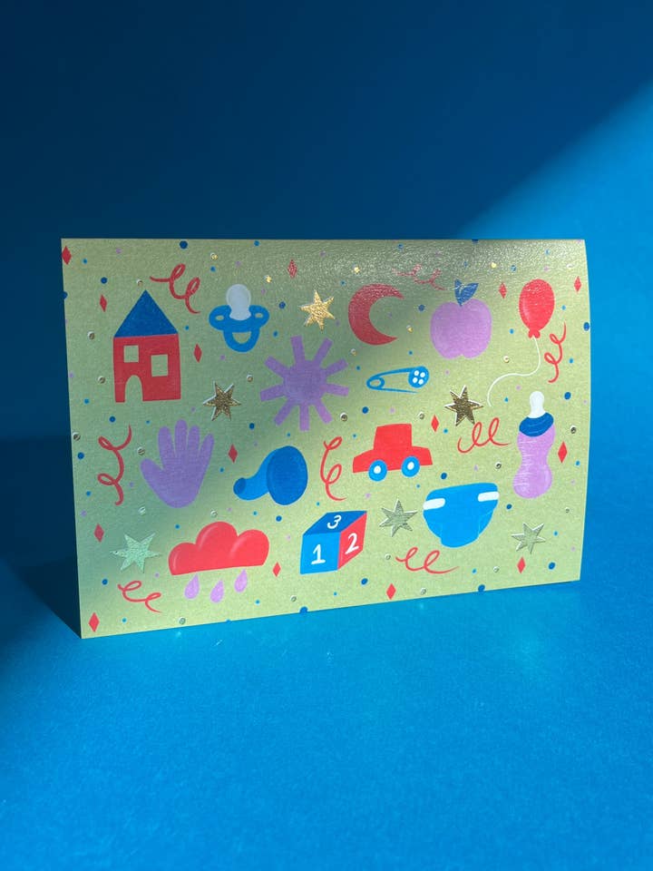 Baby Doodles, Card for wholesale by Milk Studio