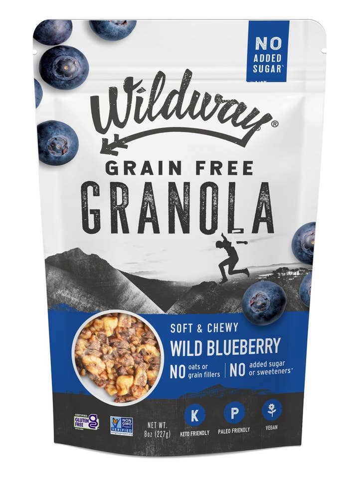 Wild Blueberry Grain-Free Granola (Seasonal Only) for wholesale by Wildway