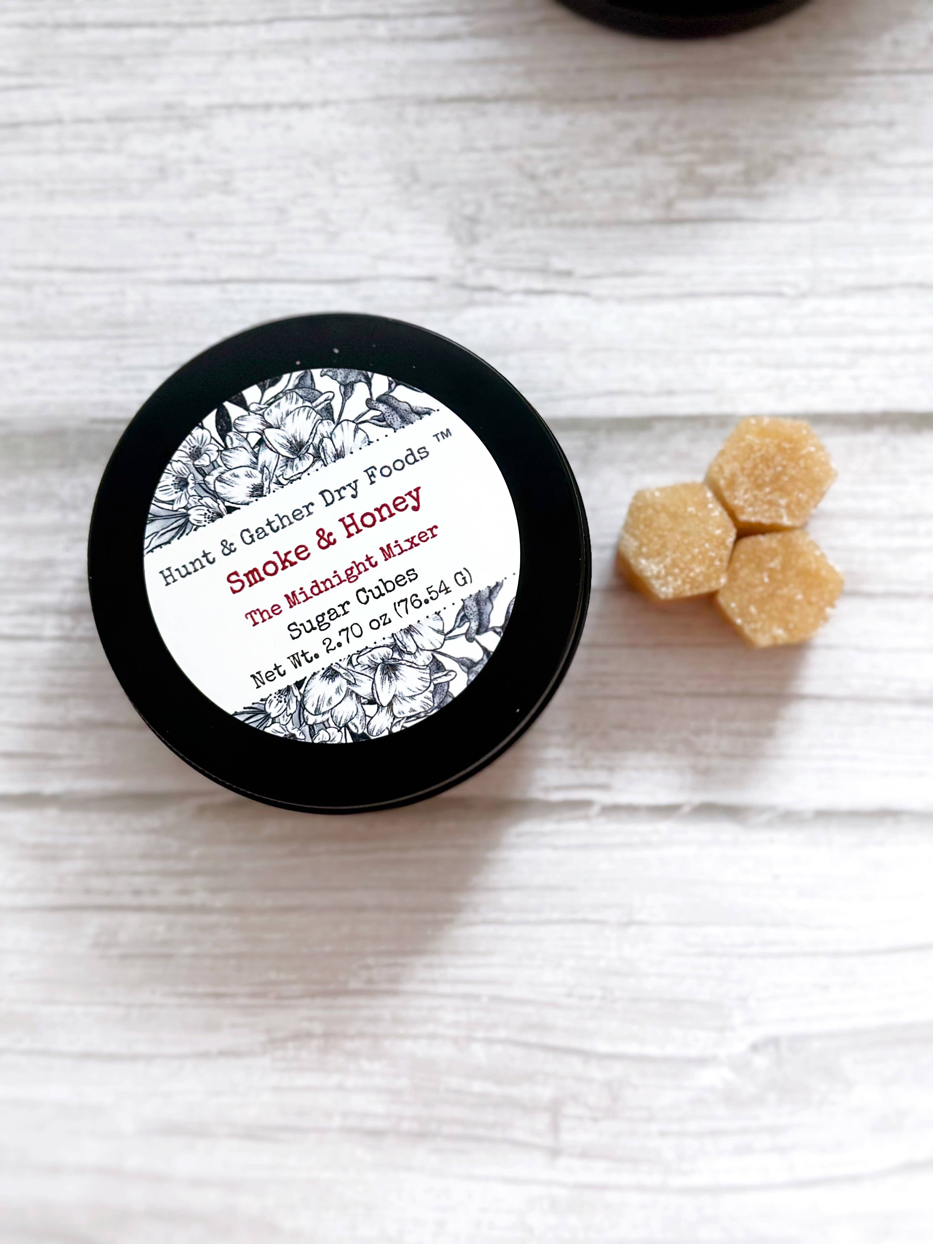 Hunt and Gather Dry Foods - Vente Sucre - The Midnight Mixer Smoke & Honey Sugar Cube1