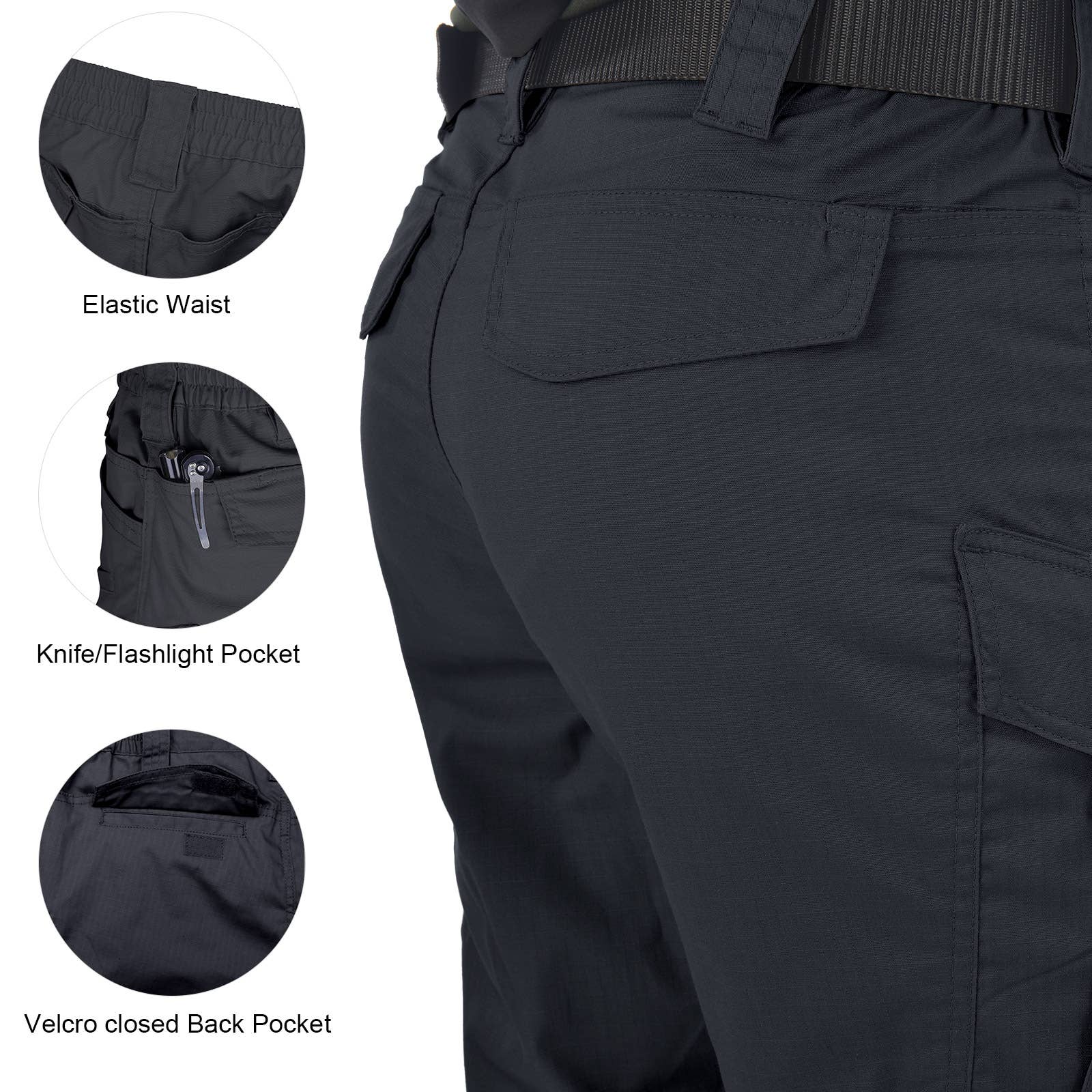 Qing Dao Lai Si Ma Te Fang Zhi You Xian Gong Si - Wholesale Pants - Men's - Men's Work Cargo Pants Ripstop 14 Pockets Water Resistant16
