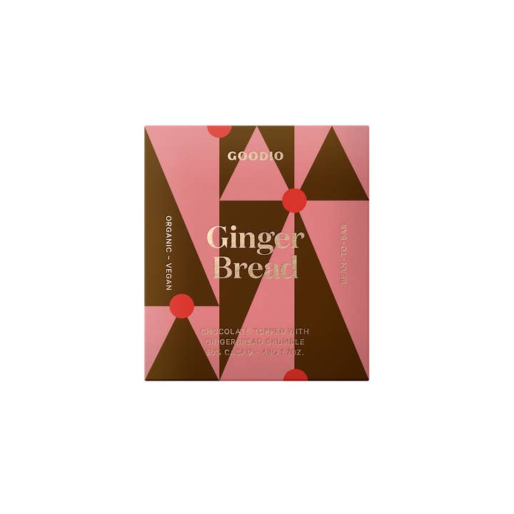 GOODIO - GINGERBREAD 50% - organic raw chocolate for wholesale by Goodio by Choco Dealer