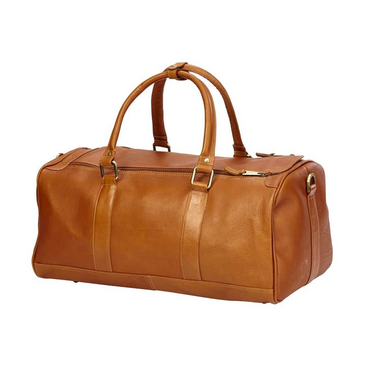 Clava Leathergoods and Accessories – Saco de viagem - Mulher por atacado – Bolsa de ginástica de barril de couro simples4