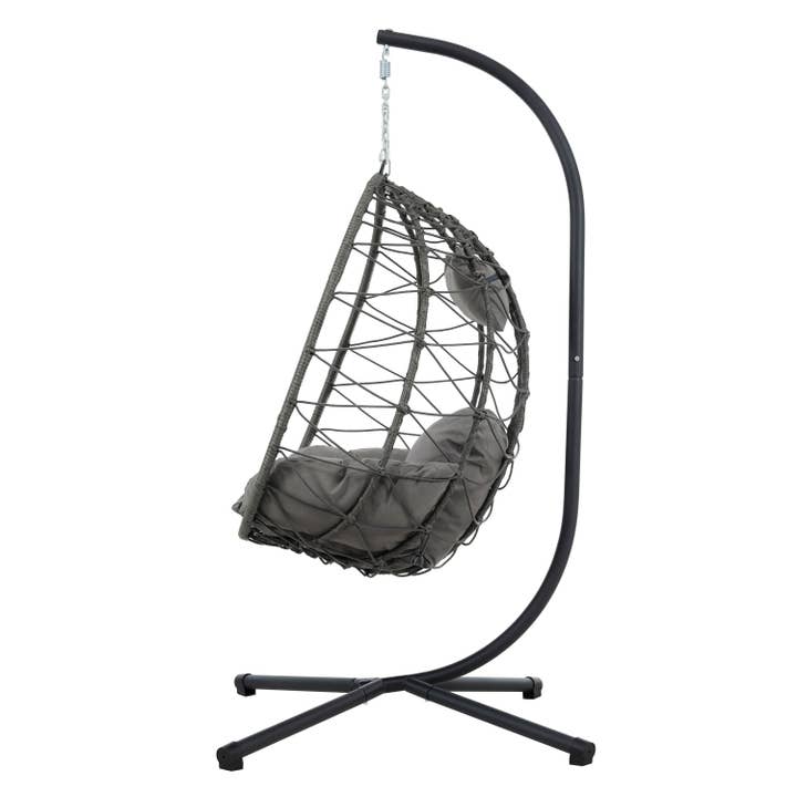 39F Inc. - Wholesale Egg Chair - Egg Chair with Stand, Indoor/Outdoor Wicker Swing Chair6
