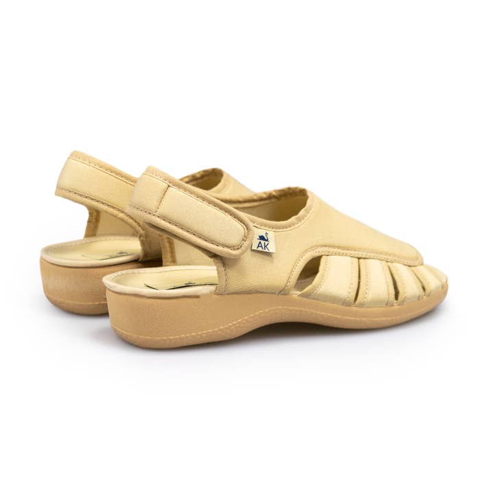 Haikon Hada (Calzame, Alster Komfort, Timoni) - Wholesale Sandals - Women's - Brisa Beig Alster Komfort – Comfort stretch sandal with vulcanized rubber sole3