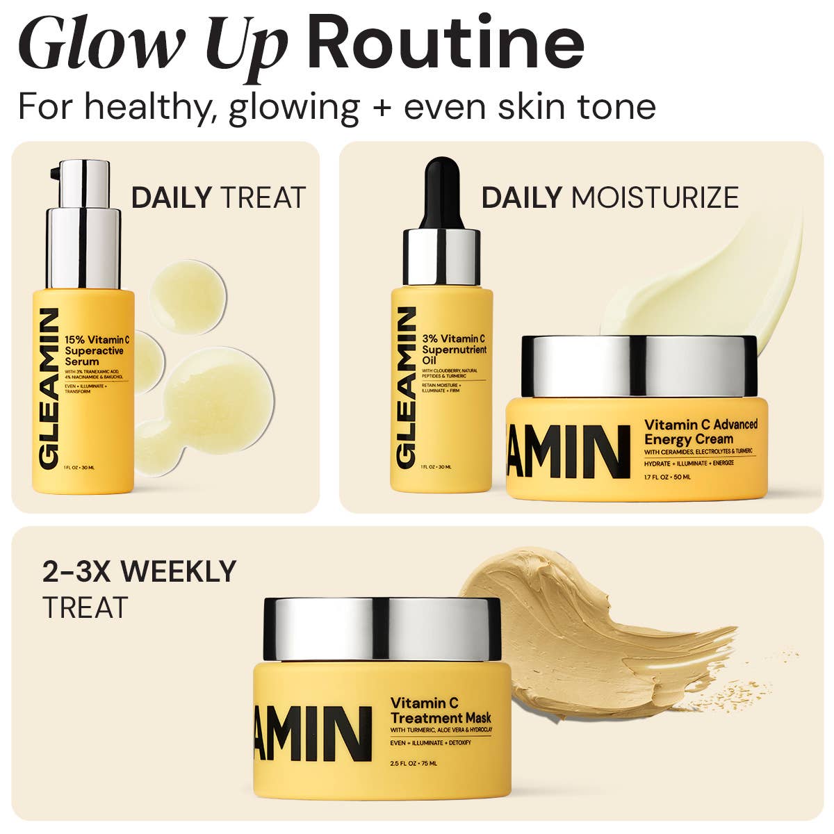 Gleamin - Wholesale Facial Serum/Concentrate - Gleamin - Superactive Brightening Serum6