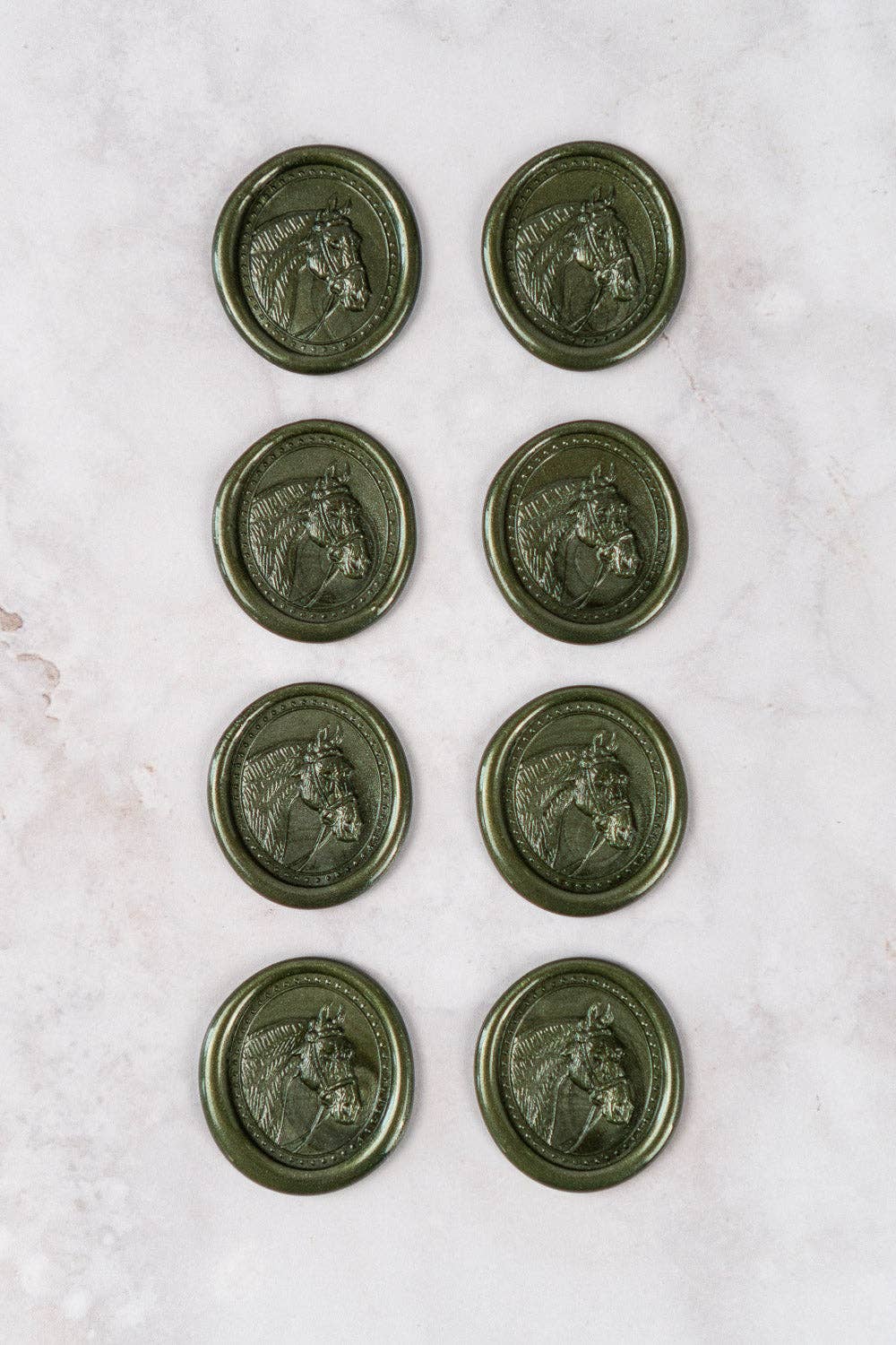 Danielle Demers Studio - Wholesale Sealing Wax - Horse Head Wax Seals, Boxed Set of 8, Available in 9 colors4
