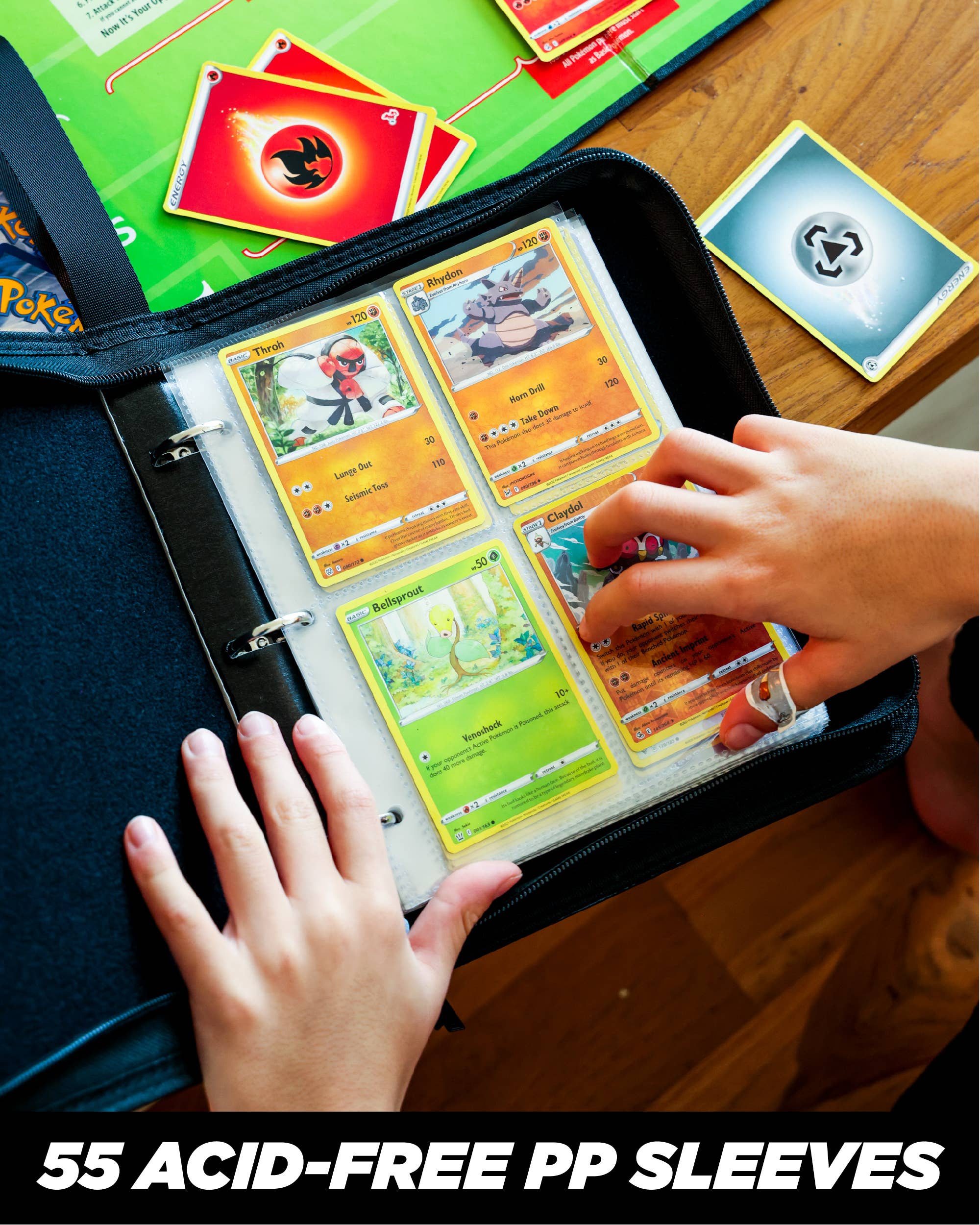 Fydelity - Wholesale Binder - 44041: Trading Card Binder | Max (400pcs) | Belt Ball Patent3