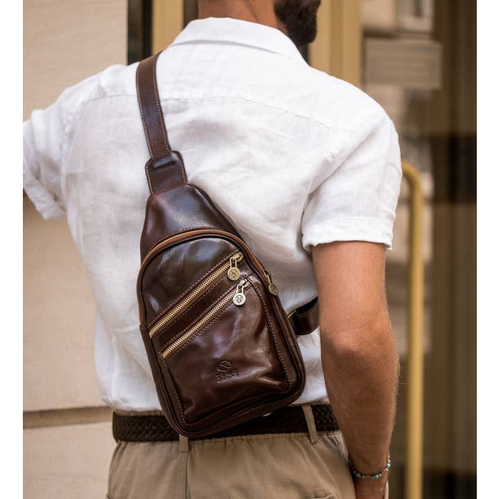 Time Resistance – Mala de tiracolo – Homem por atacado – Mala de Couro a Tiracolo - Catch-222