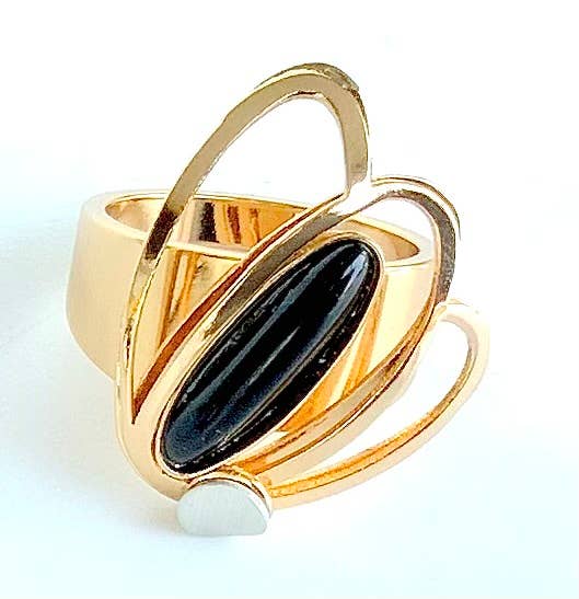 Christophe Poly / Crono Design - Wholesale Jewelry Set - RINGS Prepack (DR12)  - 15 Rings & Free Displays45