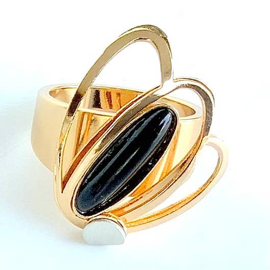 Christophe Poly / Crono Design - Wholesale Jewelry Set - RINGS Prepack (DR12) - 15 Rings & Free Displays45