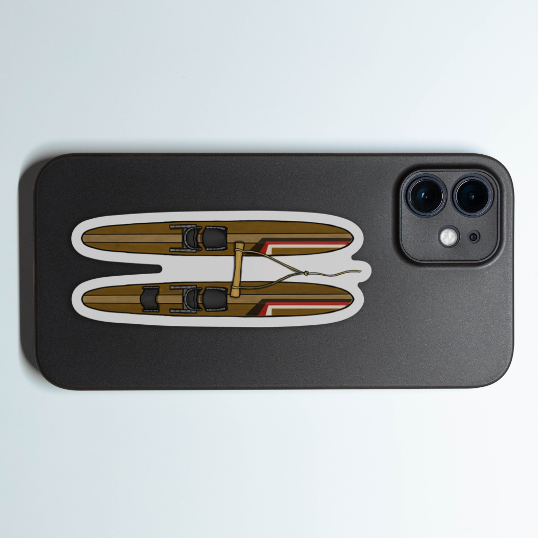 Kevin & Kaia - Wholesale Sticker - Vintage Water Skis - Sticker5