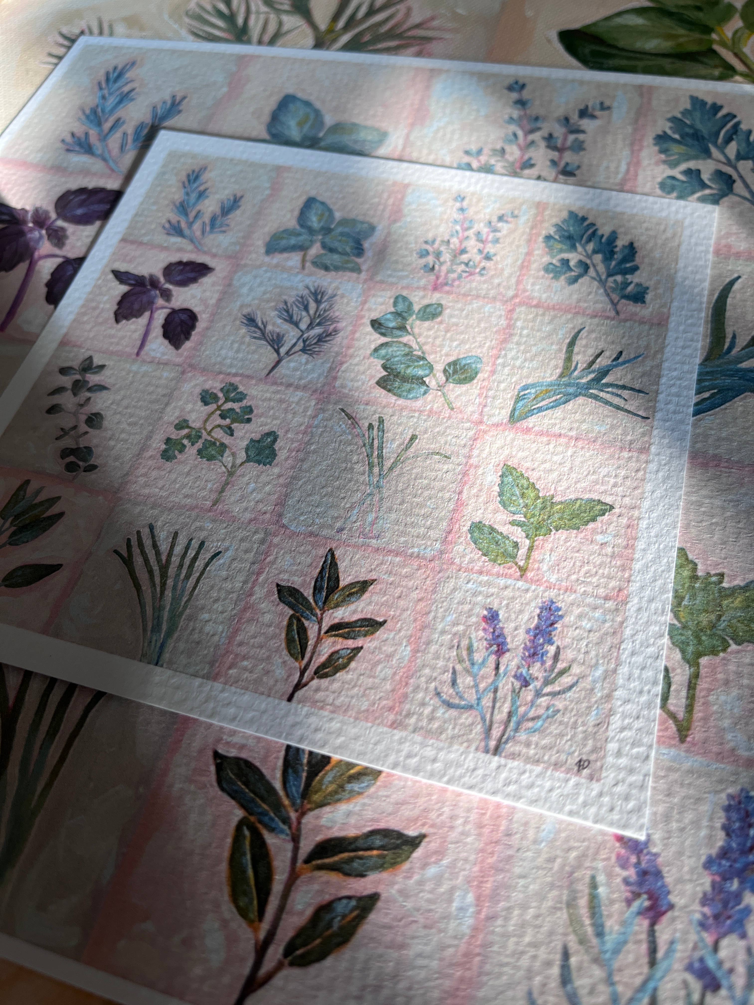 Jessi's Messes - Wholesale Art Print - Kitchen Wall art - Herbs art print8