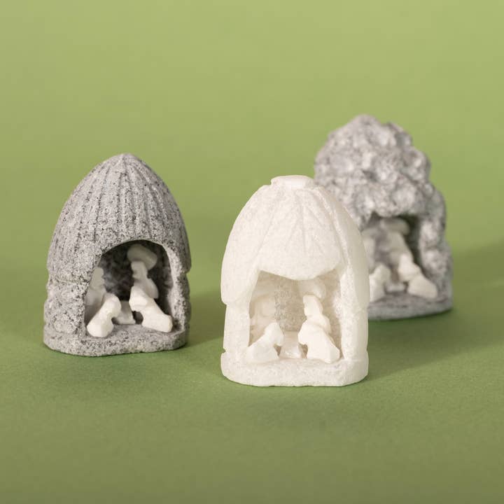 Lucuma Designs - Wholesale Nativity Scene Decor - Nativity Alabaster Carving - Mini 1.25" (sold in 12's) - Natural Gift0