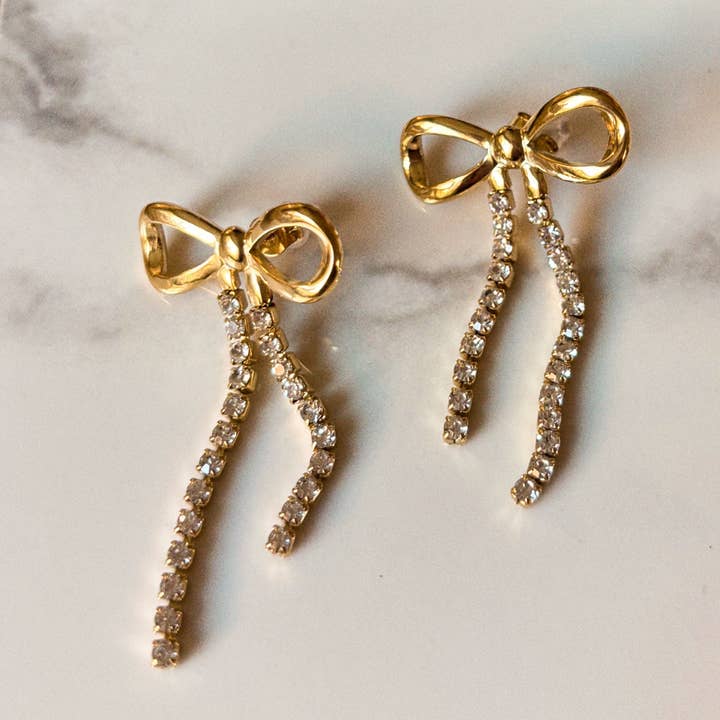 Kismet Showroom - Wholesale Dangle Earrings - Girlie Bow Dangle Earrings1