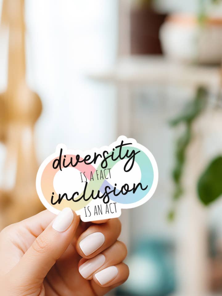 Mångfald är ett faktum | Inkludering är en handling för wholesale av MandaMade4u