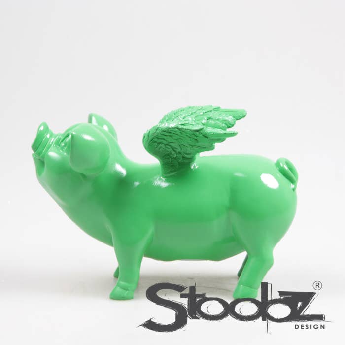 Imhof & Stevens BV – Mealheiro por atacado – Cofrinho STOOBZ com asas 14 x 25 x 15 cm | Cofre15