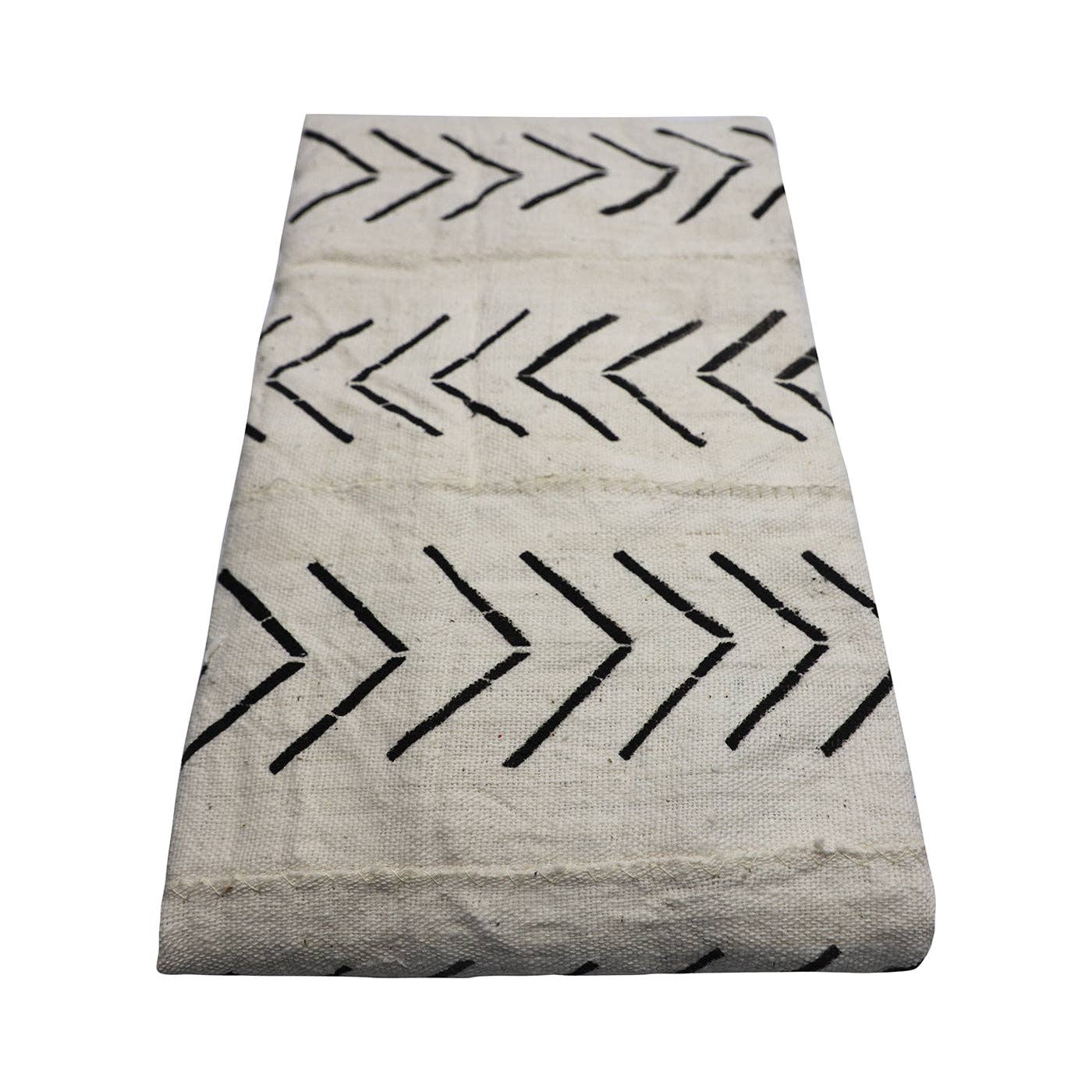 Luangisa African Gallery - Wholesale Tapestry/textile - Mud Cloth Textile | White9