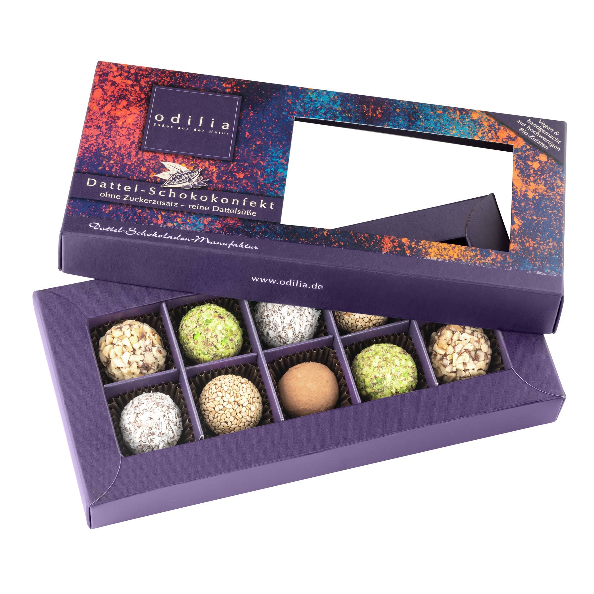 odilia - Wholesale Chocolate Box - Organic dates Chocolate Confectionery1