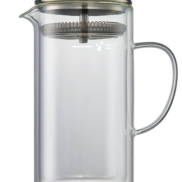 CasaWare - Wholesale Tea Pot - Double Wall 24oz Glass Strainer Teapot1