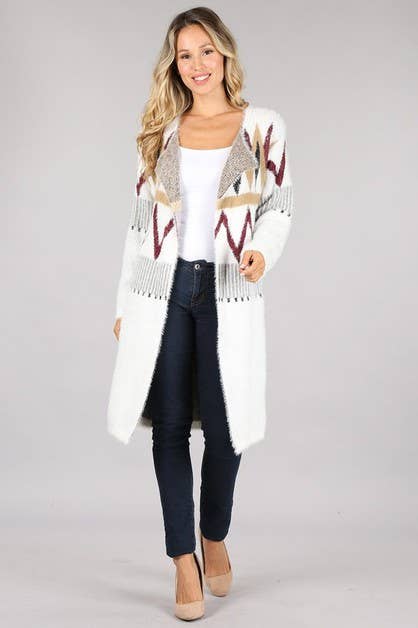 Oceanus Apparel – Engroshandel Cardigan - Dame – OUG80573 Tribal Cardigan Sweater11