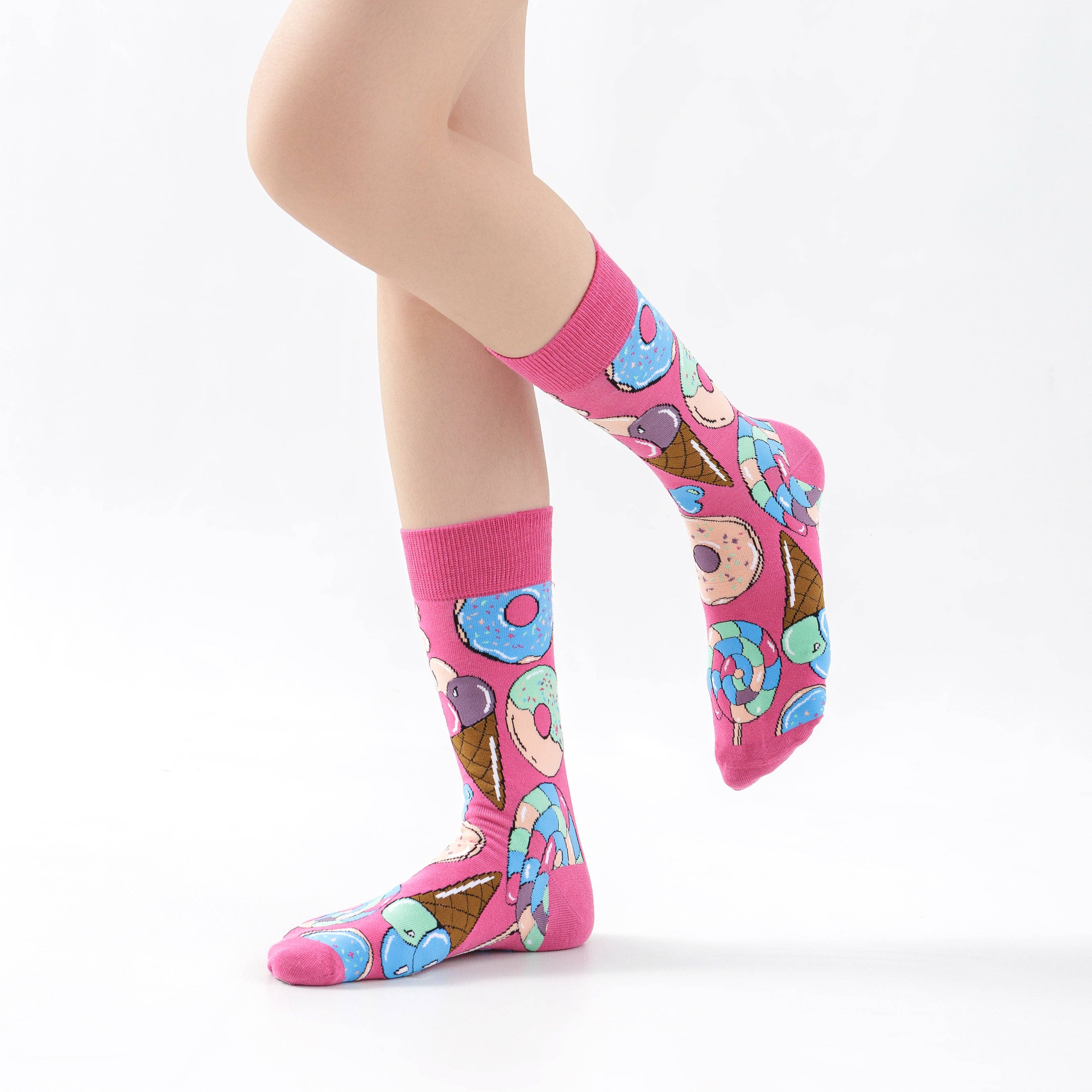 Marc JoJo - Wholesale Socks - Women's - Donut and ice cream candy socks2