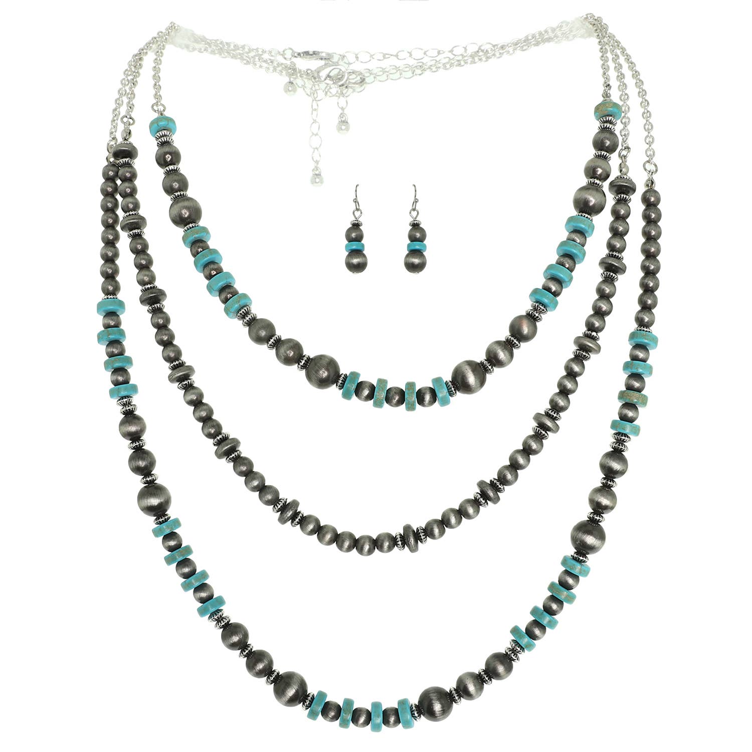 SP Sophia Collection - Vente Colliers à pendentif - Ensemble de colliers de perles multicouches Western1