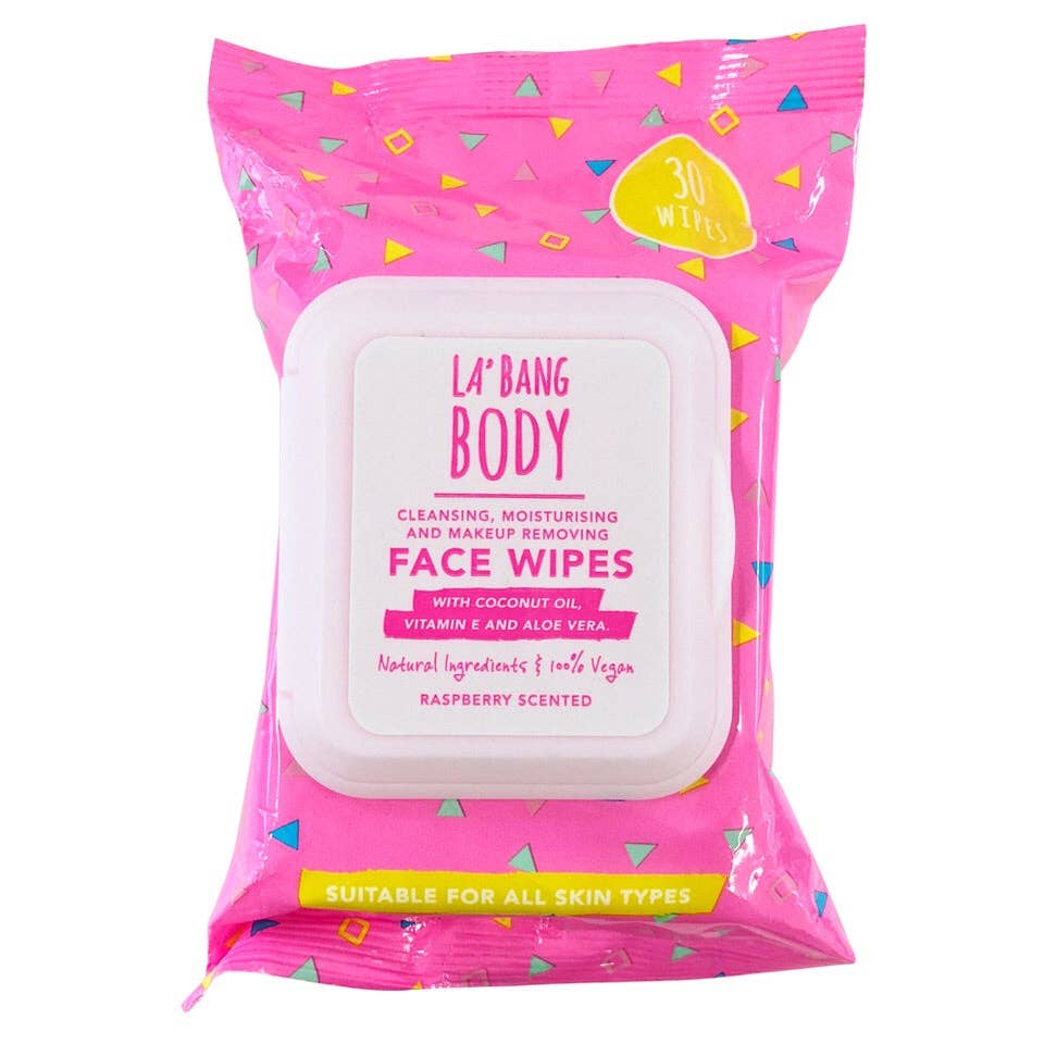 La'Bang Body - Wholesale Face & Body Wipes - Face Wipes - antibacterial Cleansing & Moisturising - Raspberry1